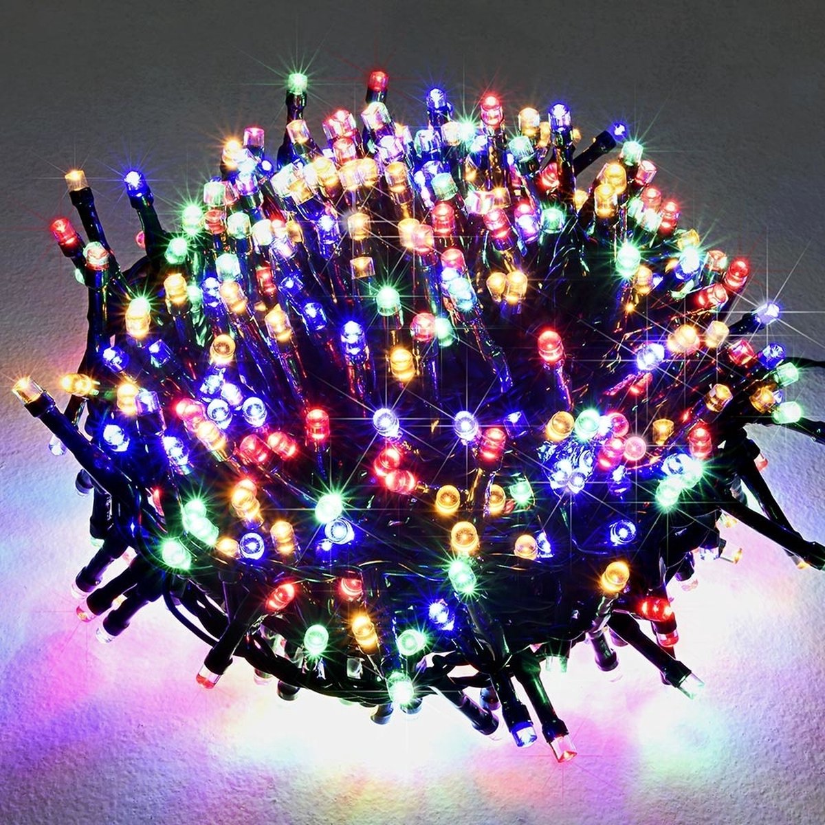 Lampki Choinkowe Oświetlenie Kolorowe 700 LED 14m 8 trybów