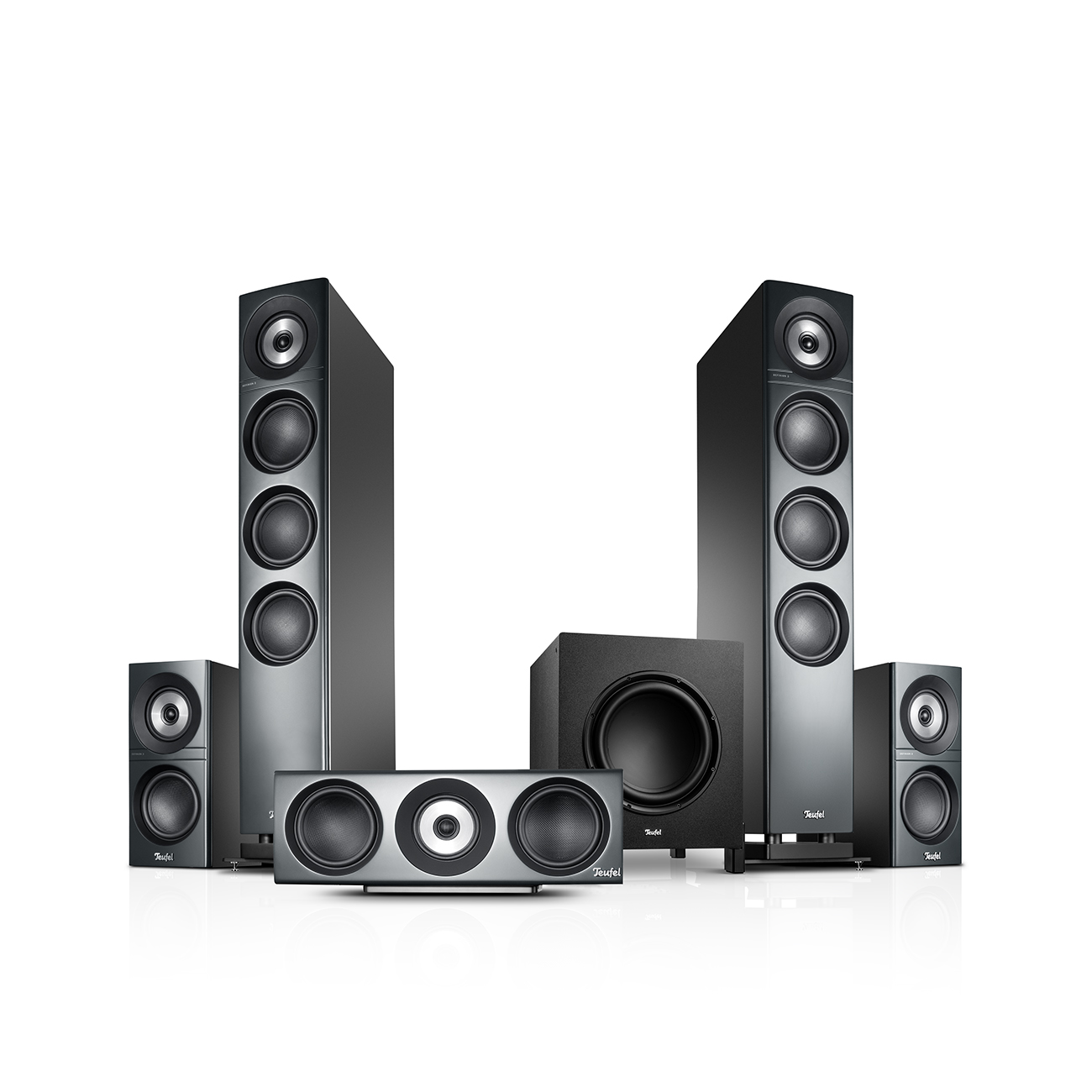 DEFINION 3 Surround "5.1-Set" Anthrazit