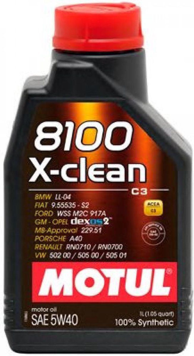 Motul 8100 X-CLEAN 5W-40 20 Liter DE