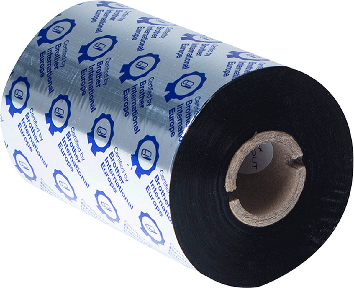 Brother BWP-1D450-110 Premium Wachs schwarz 450 m, 110mm (8x)