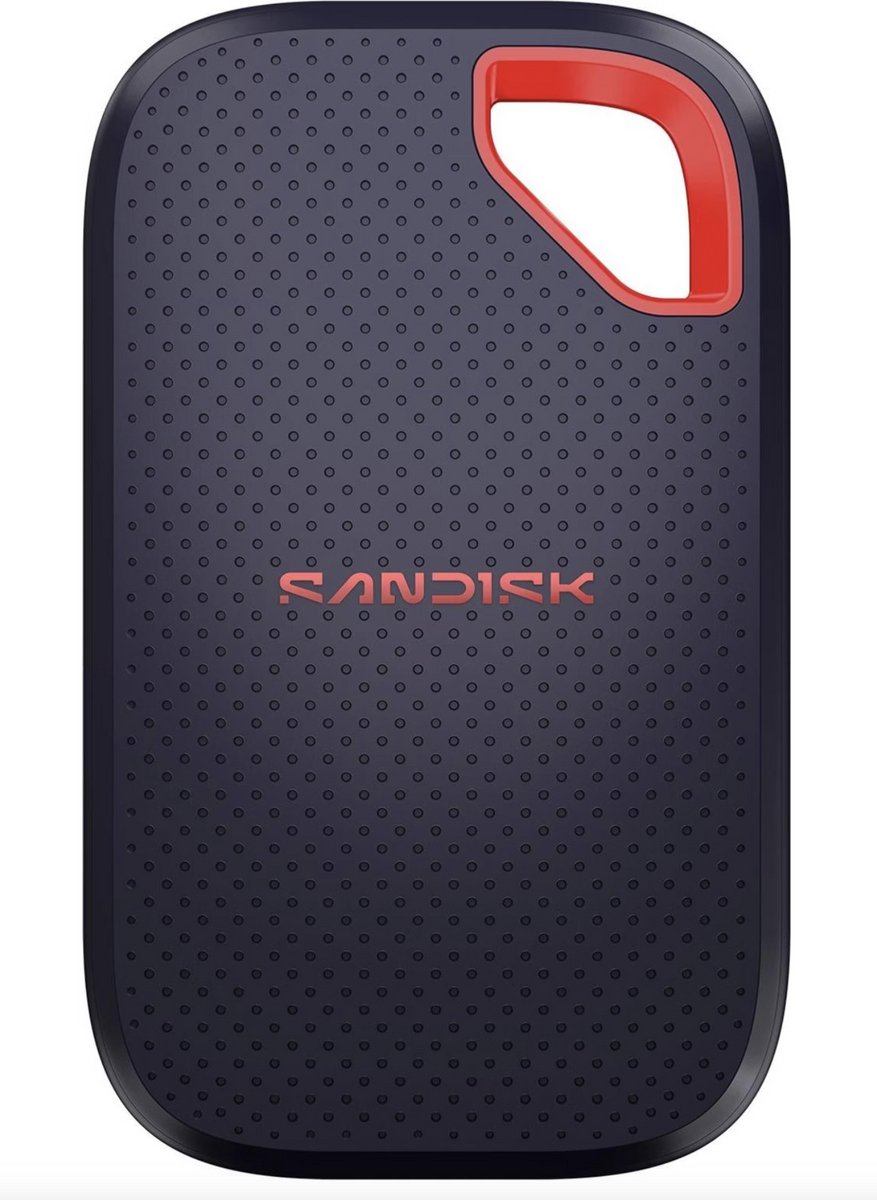 Sandisk SanDisk Festplatte Extreme Pro 2TB USB Typ-C 3.2 Gen 2 rot