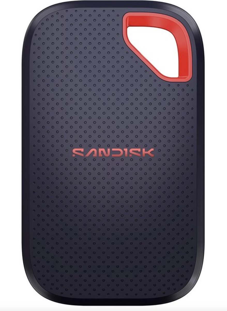 Sandisk SanDisk Festplatte Extreme Pro 4TB USB Typ-C 3.2 Gen 2 rot