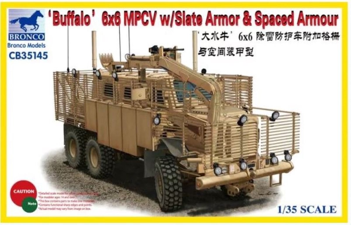 BUFFALO 6x6 MPCV w/Slat Armor & Spaced Armor Version