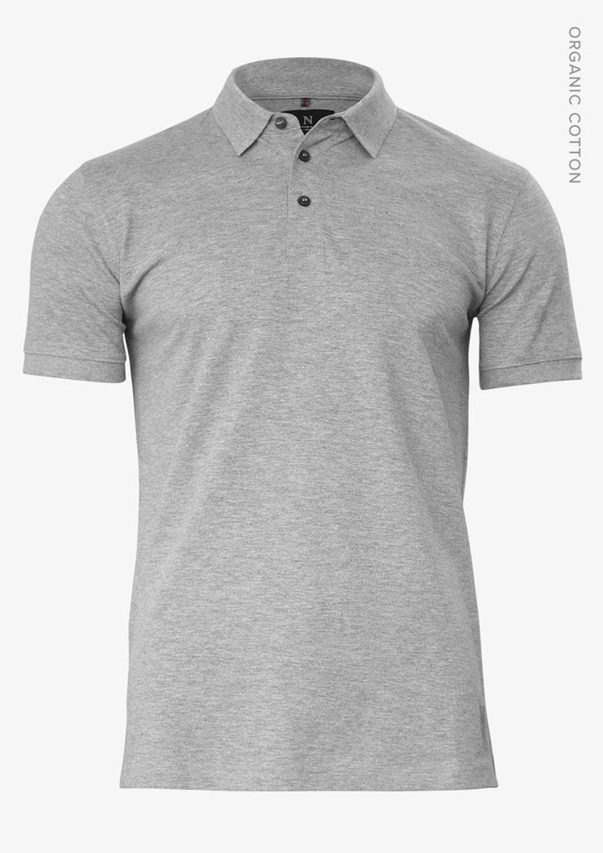 Nimbus Herren Harvard Stretch Deluxe Poloshirt M grau