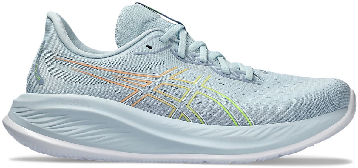 ASICS Gel Cumulus 26 Cool Grey Safety Yellow Herren Sneaker 1011B792-021 44 white