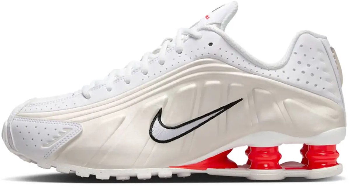 Nike Shox R4 Phantom Picante Red Damen Sneaker Cremeweiß AR3565-103 40.5 white