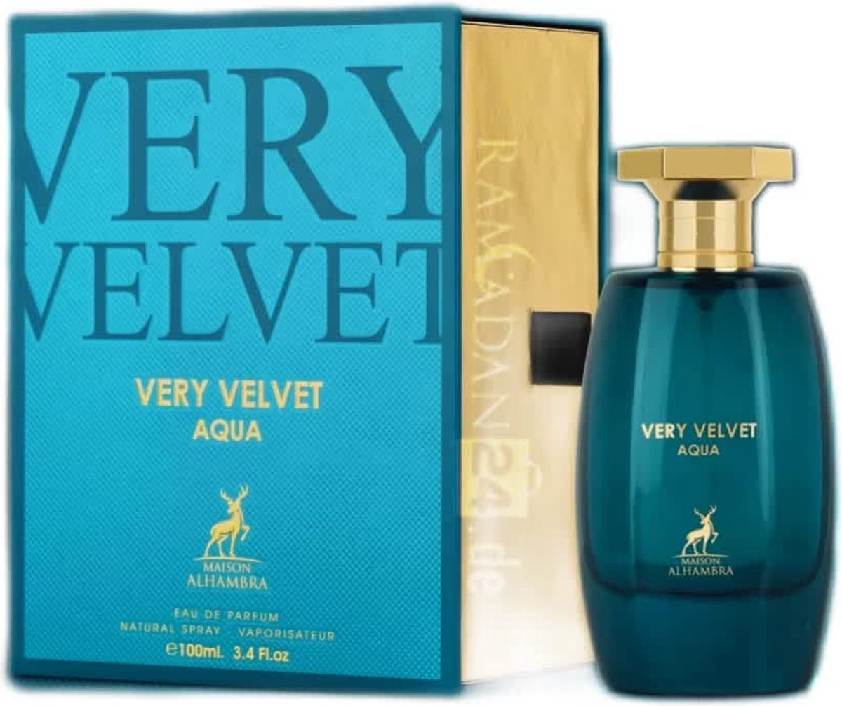 Maison Alhambra Very Velvet Aqua Velvet Velvet Eau De Parfum 100ml Spray beige