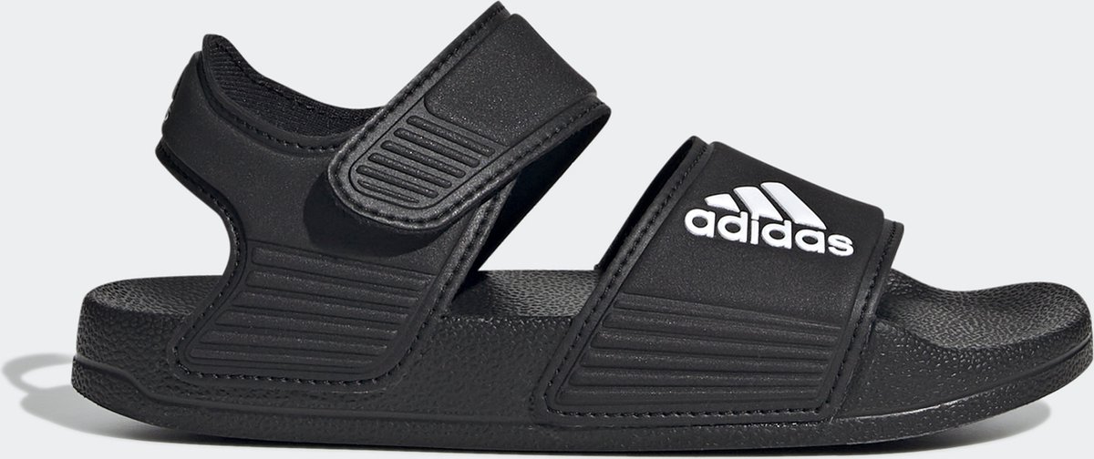 Adidas Adilette Sandale J Schwarz Weiß Kinder Sneaker Core-Black Cloud-White GW0344 28 black