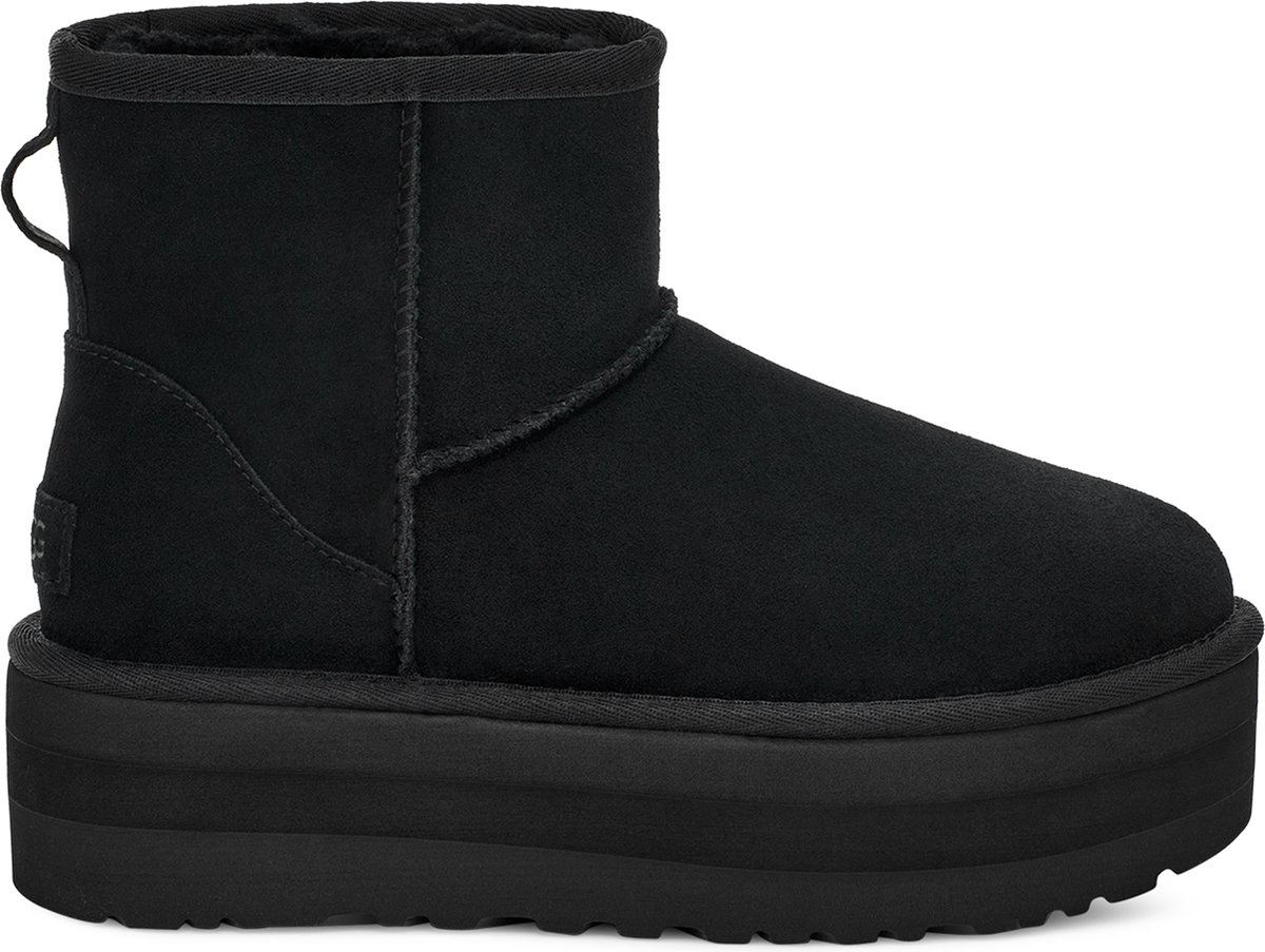 UGG Classic Mini Plateau Stiefel Schwarz Damen Sneaker 1134991-BLK 39 black