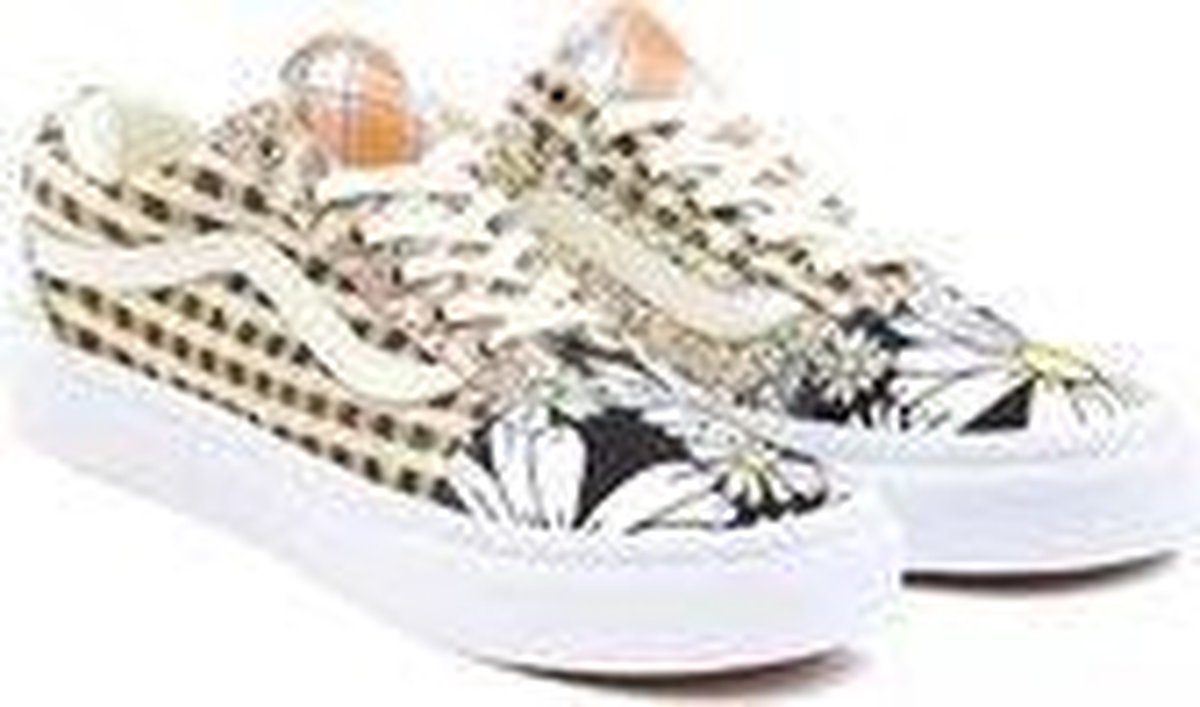 Vans Old Skool Meadow Patchwork Unisex Sneaker Mehrfarbig Multi True-White VN0A7Q2J420 38.5 white