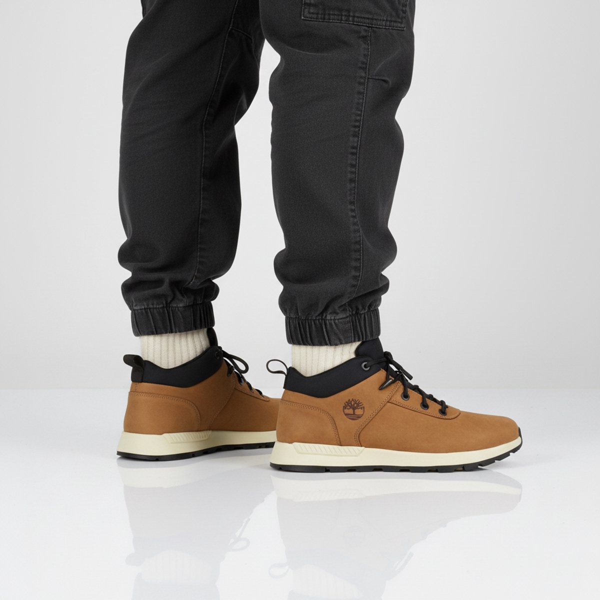 Timberland Sprint Basic Mid Sneakers - Herren Winter Schuhe Boots Leder Rust TB0A277E-EM7 ORIGINAL EU 40 US 7 braun