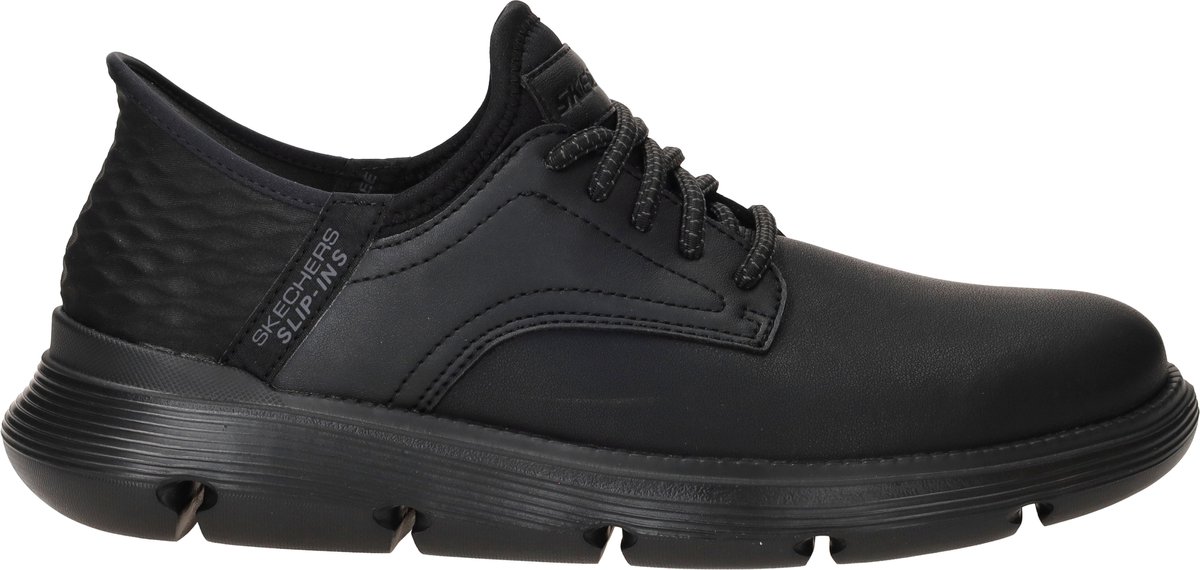 Skechers Slip-Ins: Garza - Gervin, Herren schwarze Halbschuhe 40 schwarz
