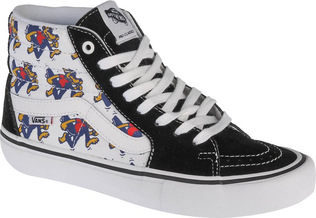 Vans Skate Wolf Sk8 Hi Pro, Unisex schwarze Sneaker 38 schwarz