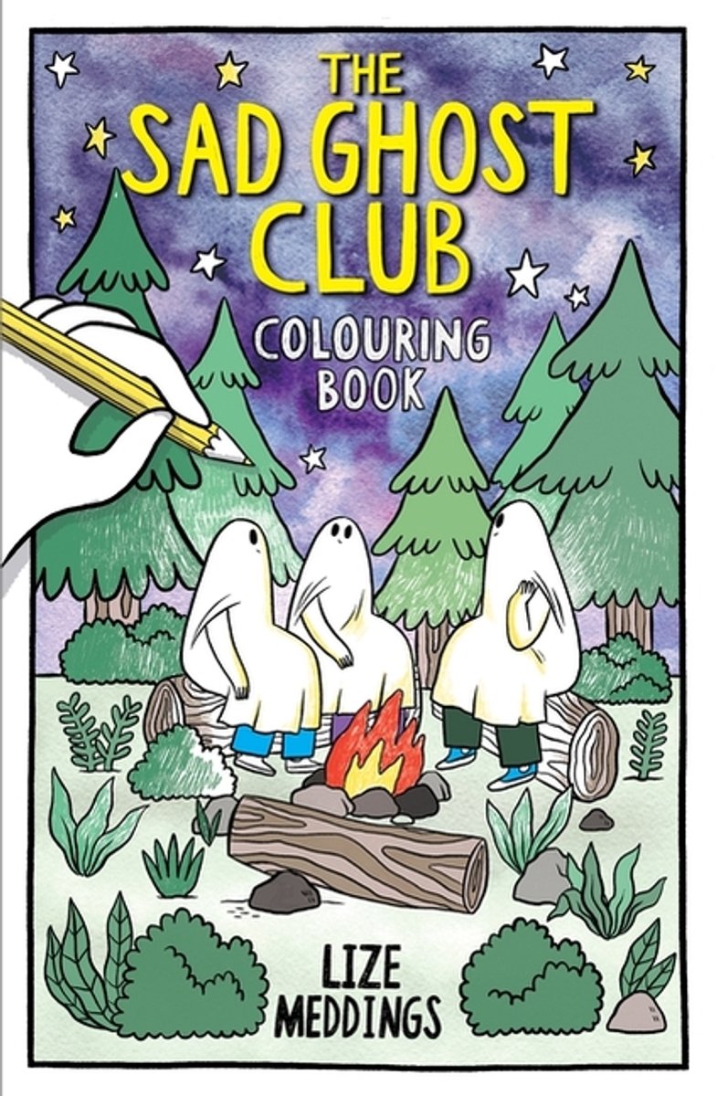Das traurige Geisterclub Malbuch von Lize Meddings Taschenbuch 9781526367976