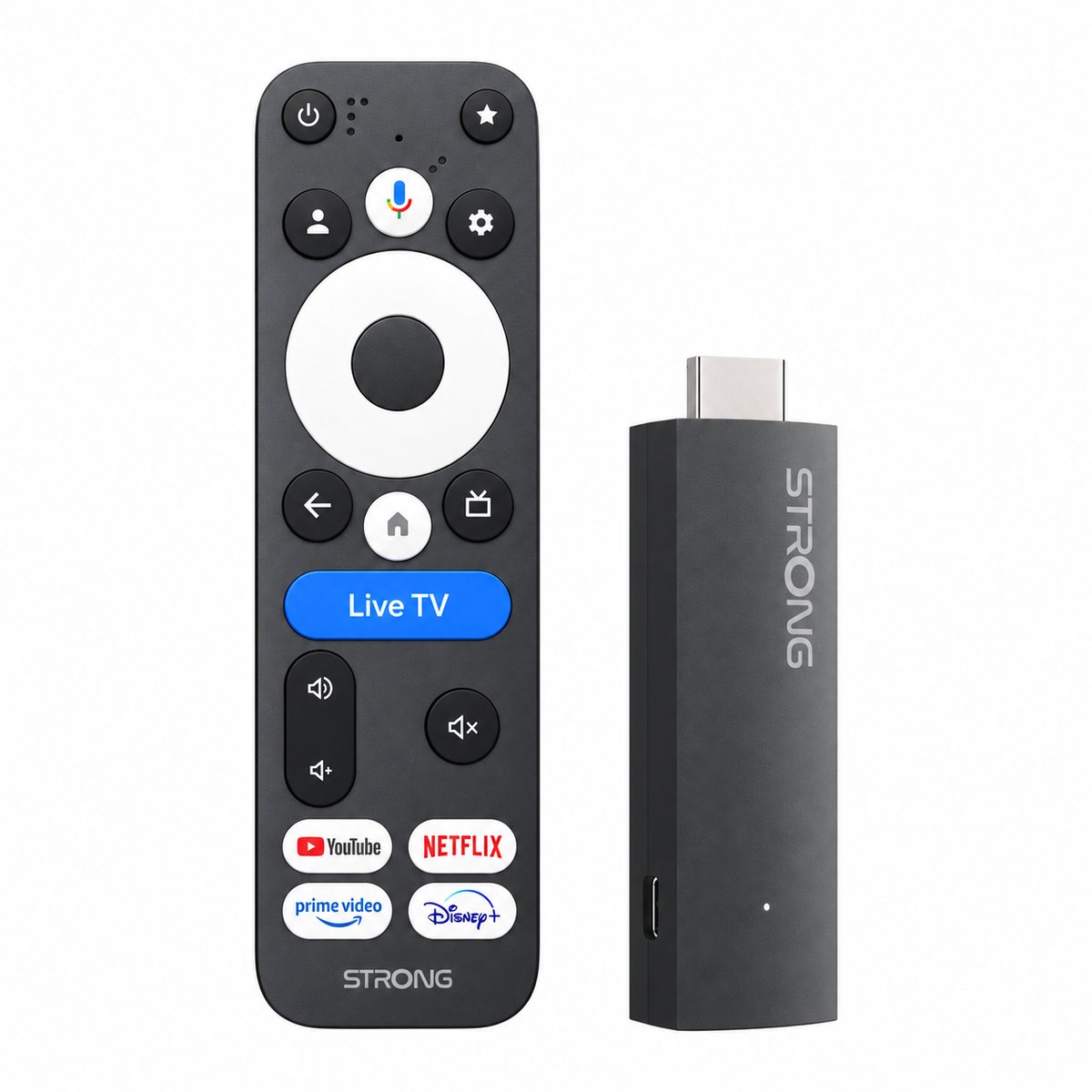Starker LEAP-UNA+ Google TV Stick Android 14 FHD HDR10+ USB-C
