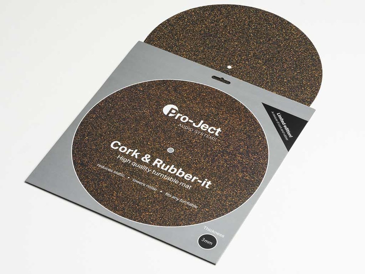 Kork-Kautschuk-Matte Pro-Ject Cork & Rubber It 3mm, Pro-Ject braun