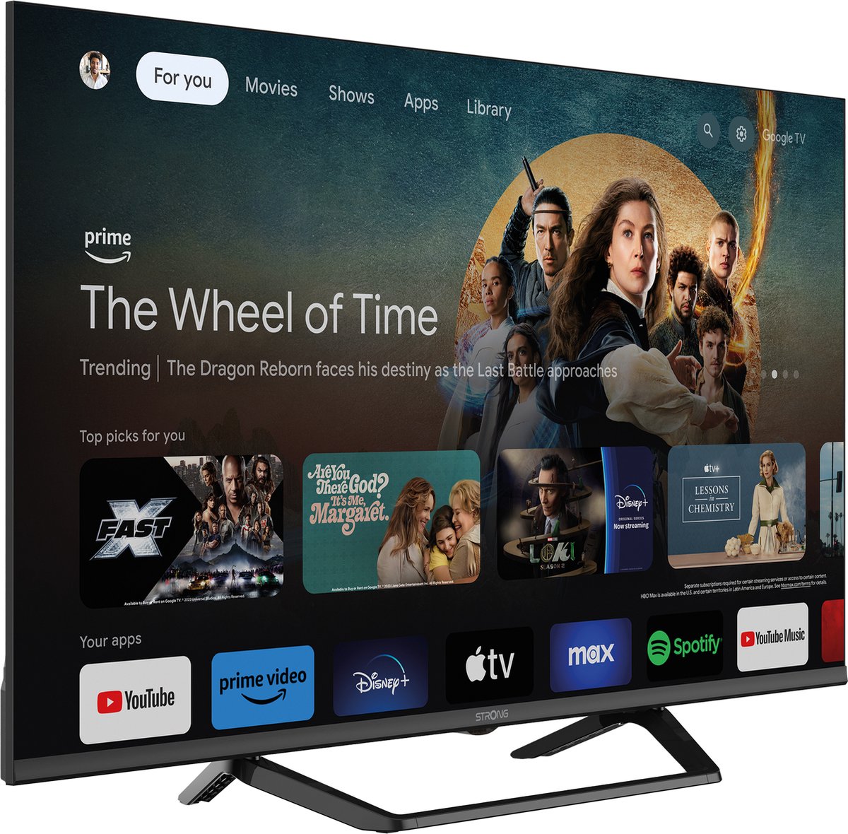 32  Starker SRT 32HG6733C Google TV Smart Wi-Fi DVB-T2 HEVC Fernseher