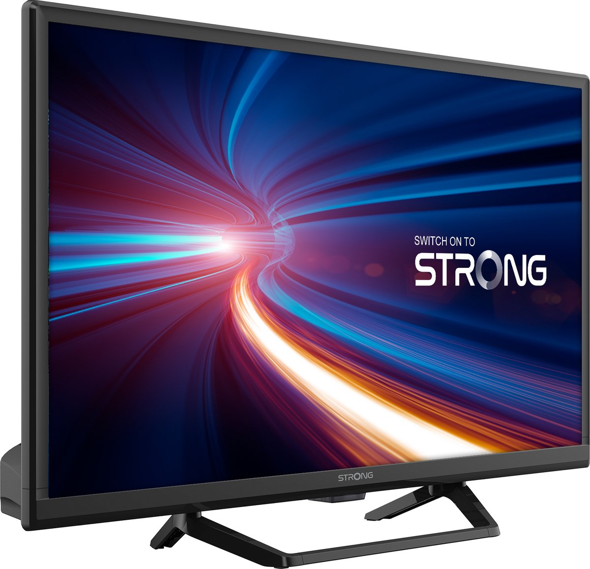 Starker LED-Fernseher 24  SRT24HE4023C DVB-T2 12V Wohnmobil LKW schwarz