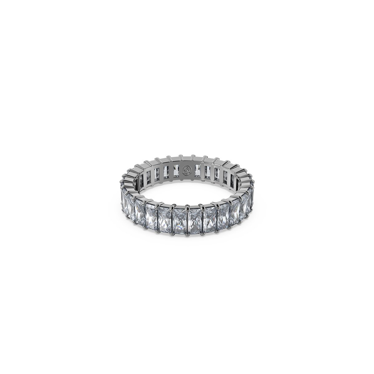 Swarovski Synthetischer Zirkonia Strass, Künstliche Kristallringe Damen 5648918 Silver|52|Box (Random Color)