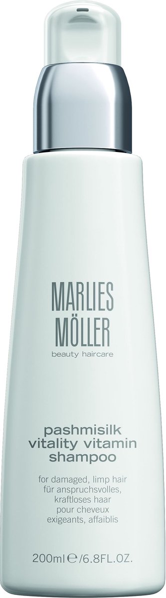 Marlies Moller Pashmisilk Vitalty Vitamin Shampoo 200ml white