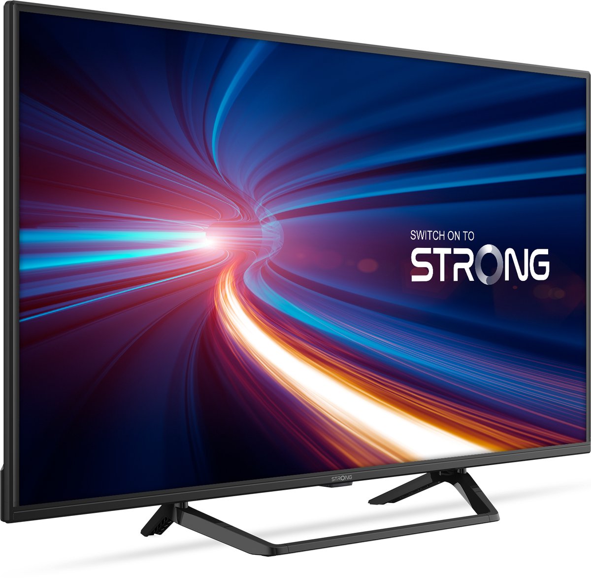 LED-Fernseher 40  Strong SRT40FF2003C Full HD DVB-T2 HEVC Zentraler Standfuß
