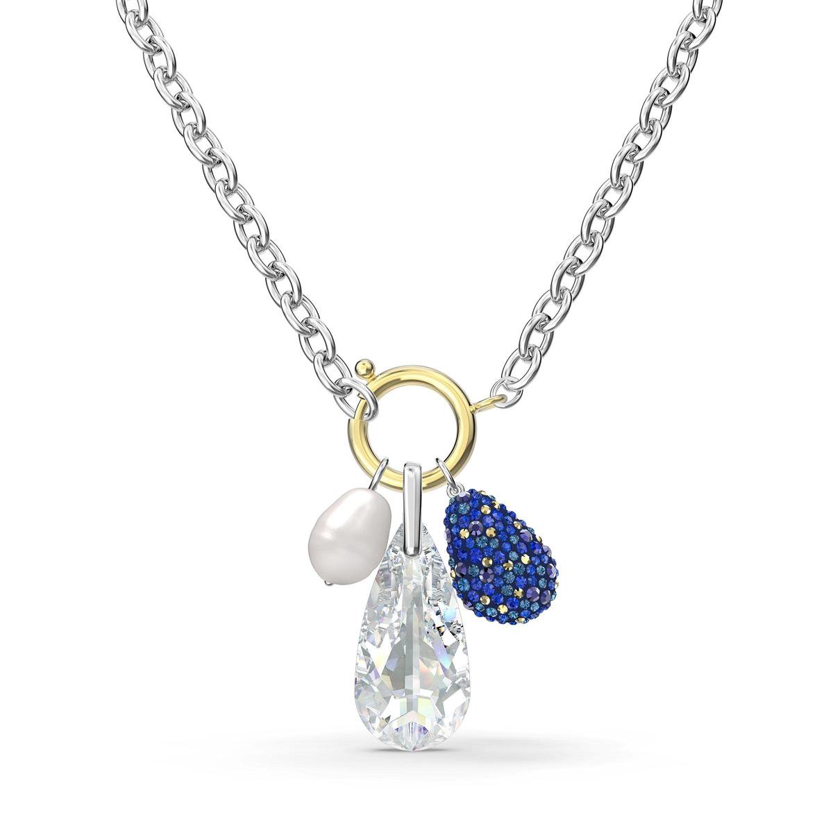 Swarovski The Elements Halsketten Damen Blau 5563511 Blue white