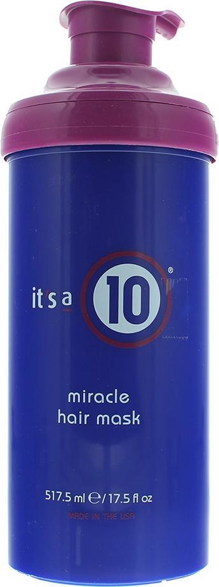 Es ist eine 10, Wunder, Haar-Behandlungs-Creme-Maske, Glättend & Weichmachend, 517,5 ml