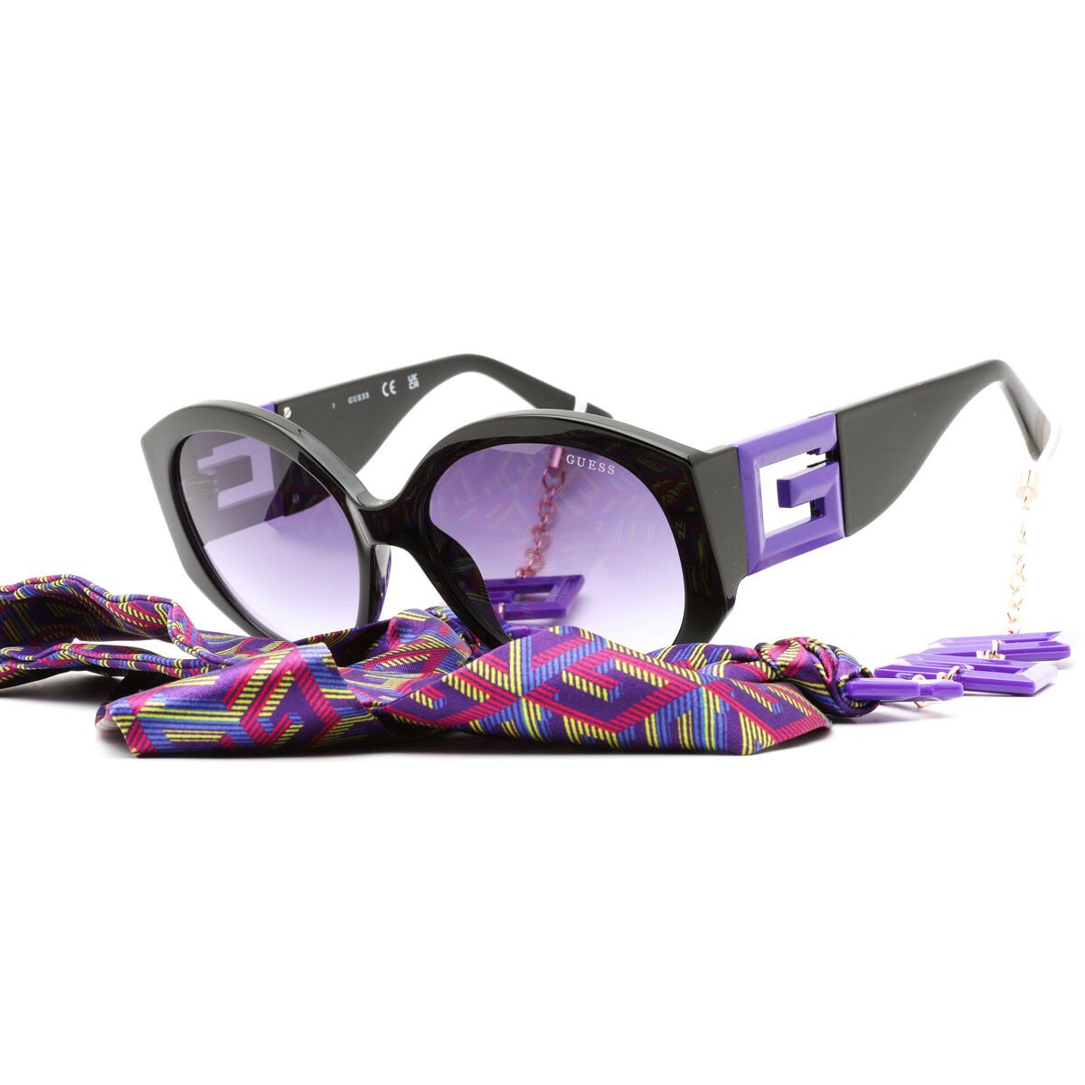 Guess Damen Sonnenbrille Gu7917 83z Black/56-19-140 gray