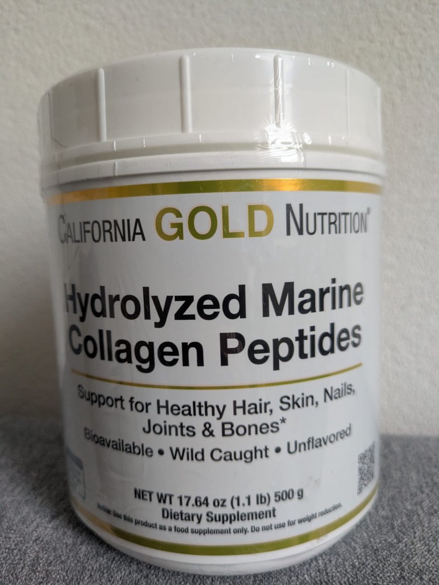 Hydrolysierte marine Kollagenpeptide, geschmacksneutral, 1,1 Pfund (500 g)