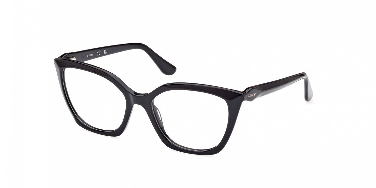 Guess Damen-Brille Gu2965 001 Shiny Black/55-18-140 gray