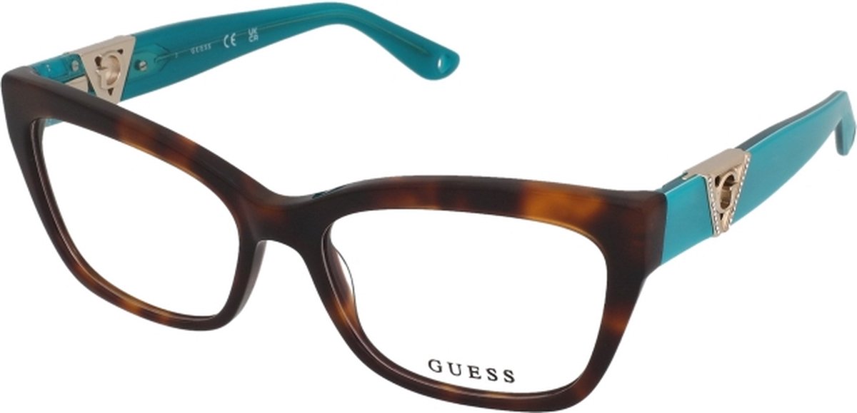 Guess Damen-Brille Gu2960 056 Dark Tortoise/54-15-145 blue