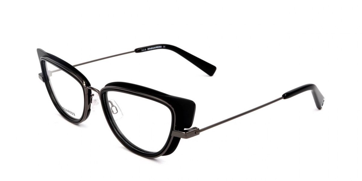 Dsquared2 Dq5303 002 Damen Brille Matte Black/54-17-140 black
