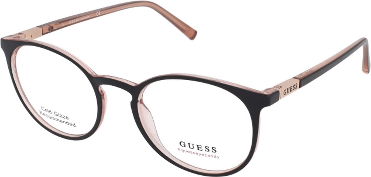 Guess Gu3045 001 Unisex Brille Black/50-19-145 white