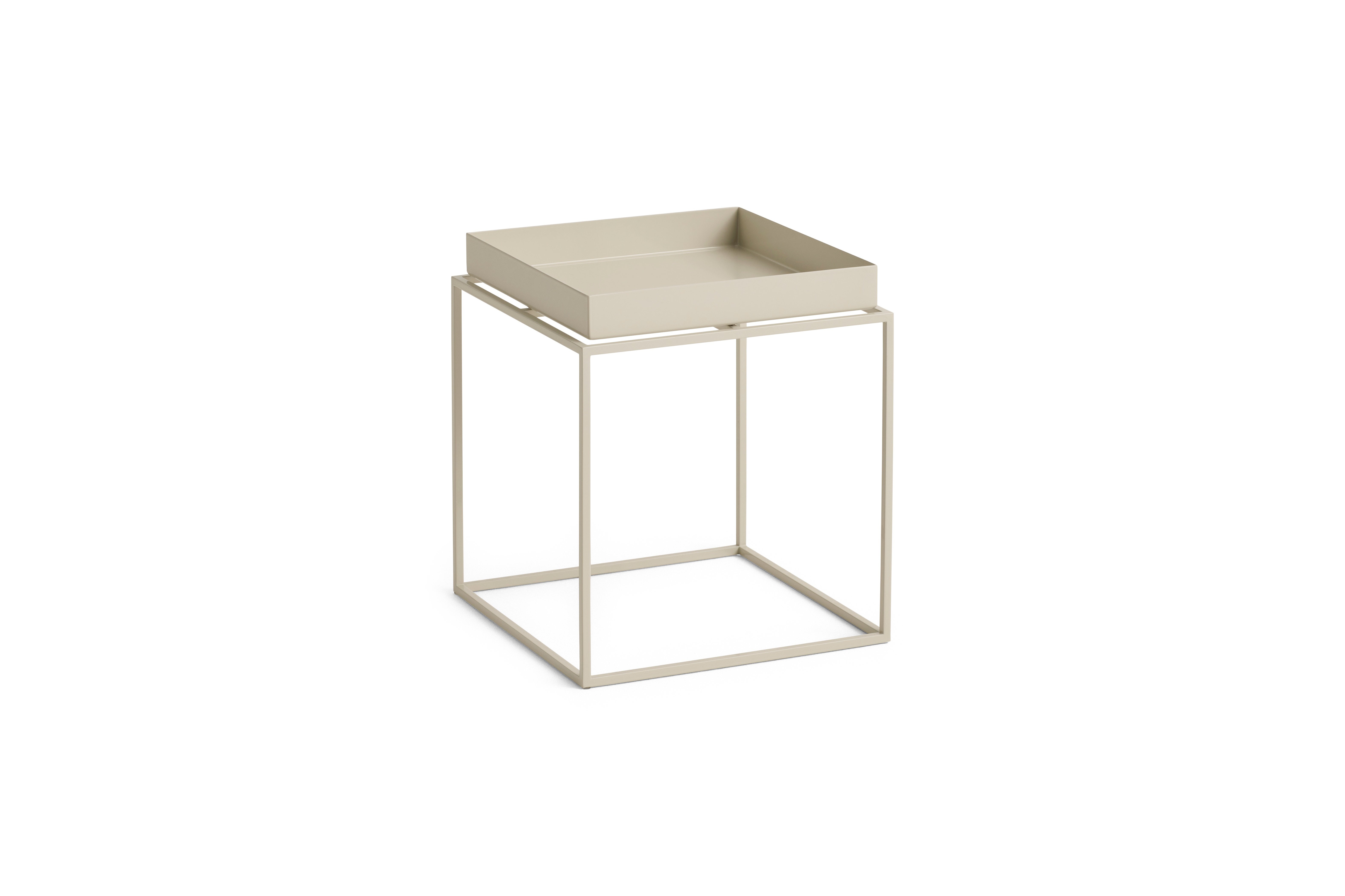 HAY - Tray Tisch - Small - 30x30x34 cm - Warmes Beige