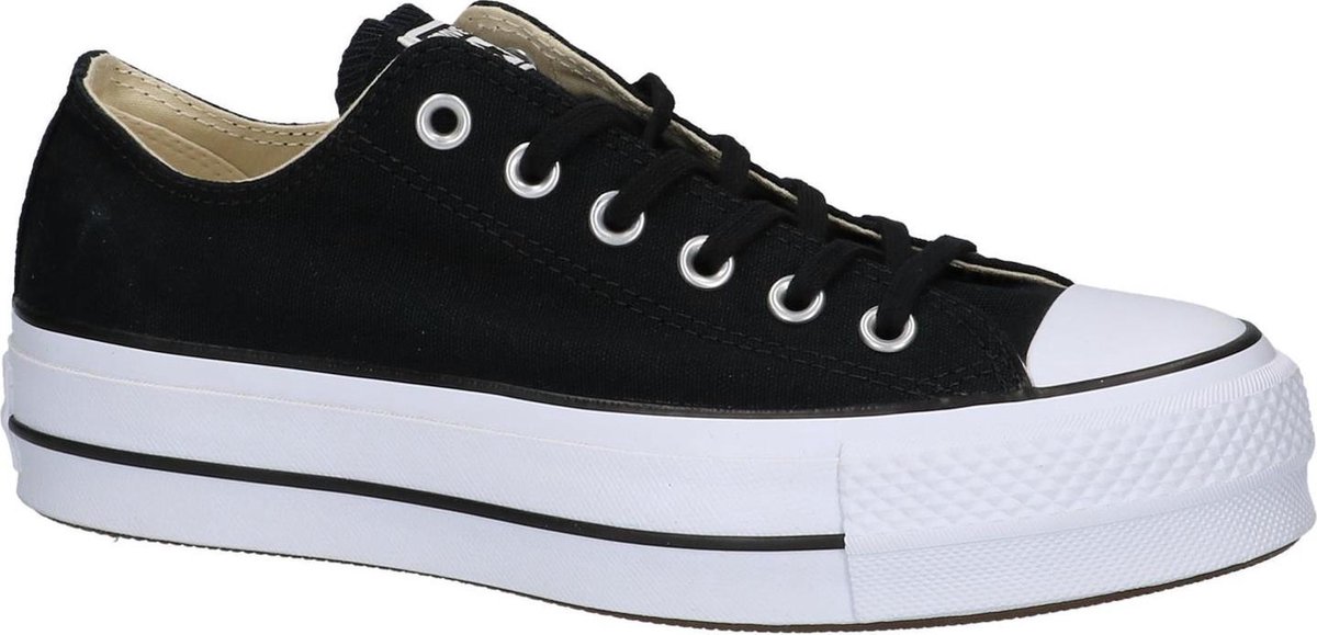 Converse Chuck Taylor All Star Lift Ox Schwarz Weiß Damen Sneaker 560250C 42.5 black