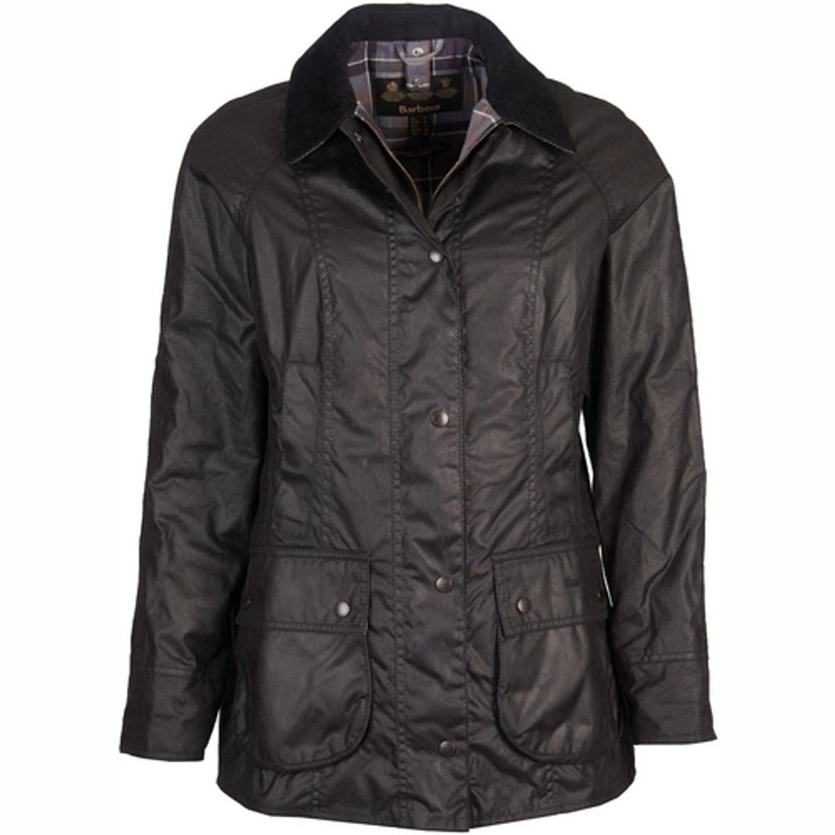 Barbour Damen S gewachste Beadnell Jacke 6oz Lwx0667 Bk11 LWX0667 BK11 (8) black