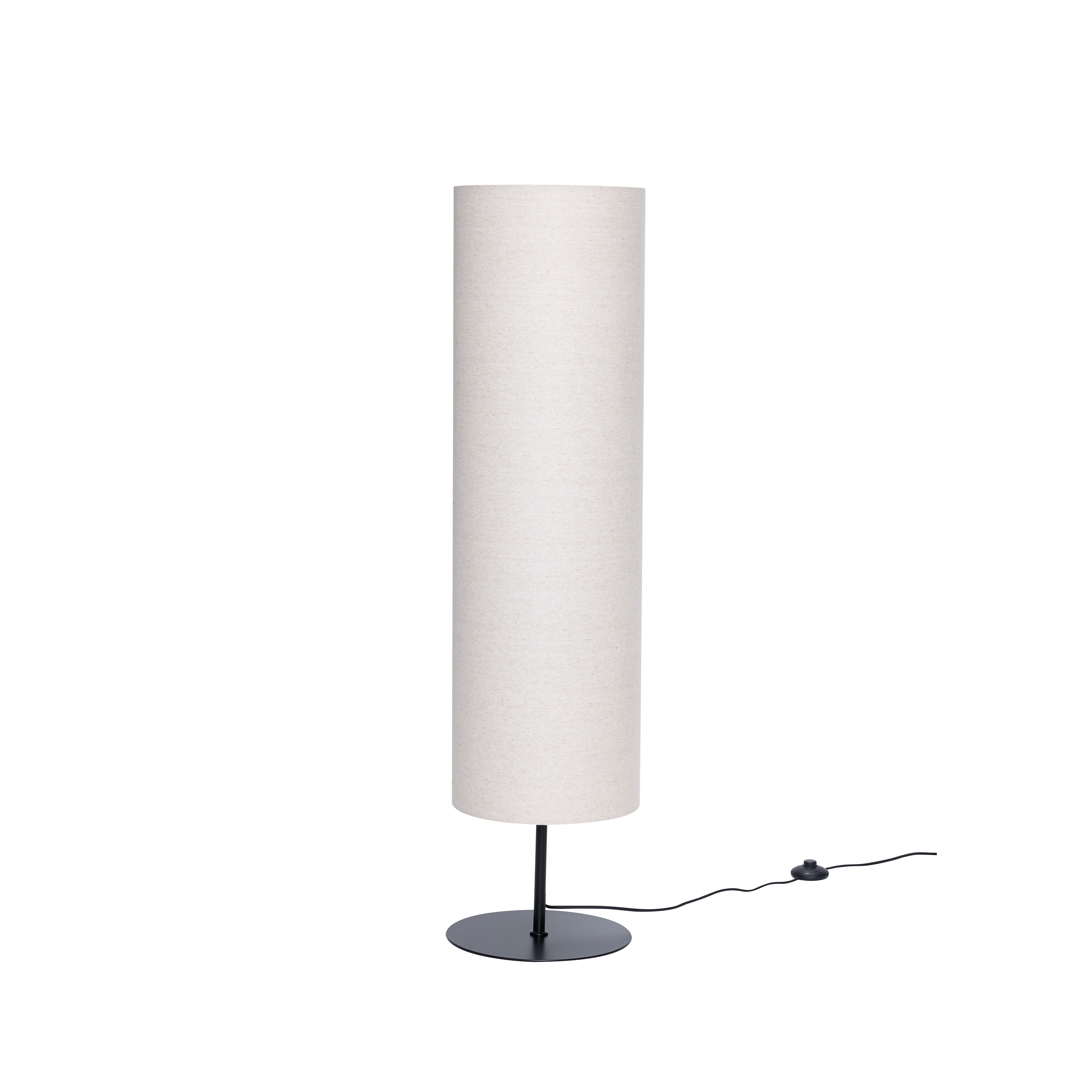 Hübsch - Sable Stehlampe - Sandfarben - ø30xh120cm