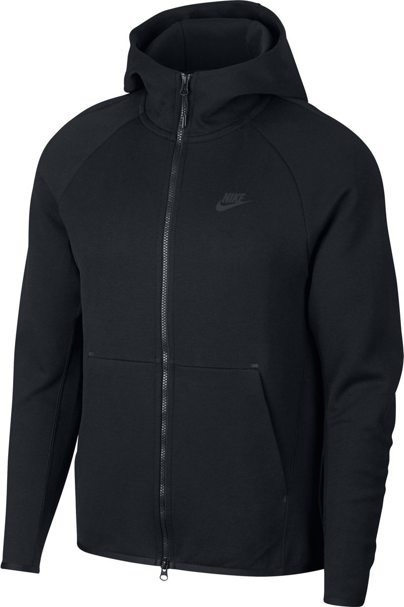 Nike Logo Print Zip-Up Langarmjacke Unisex Jacken Schwarz 928483-010 M black