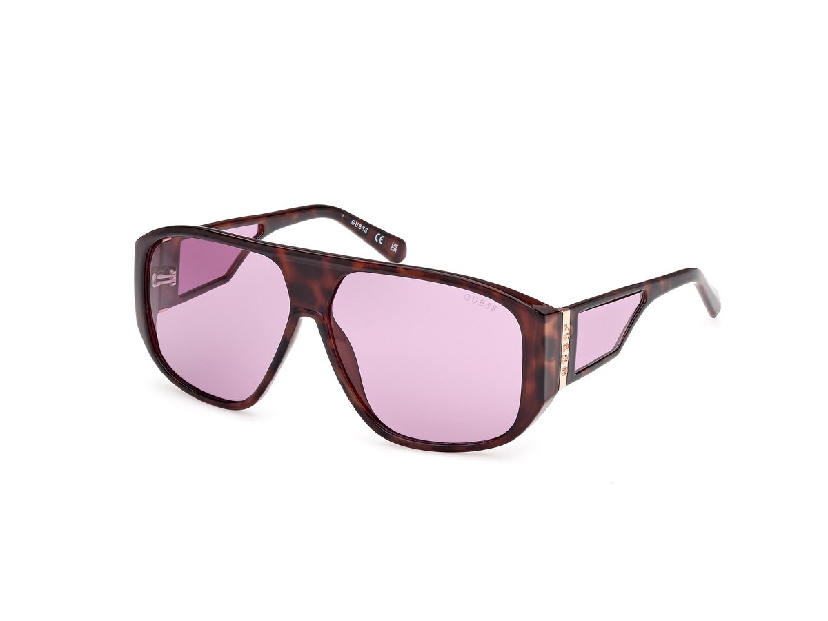Guess Unisex-Sonnenbrille Gu00135 52y Dark Tortoise/61-11-140 white