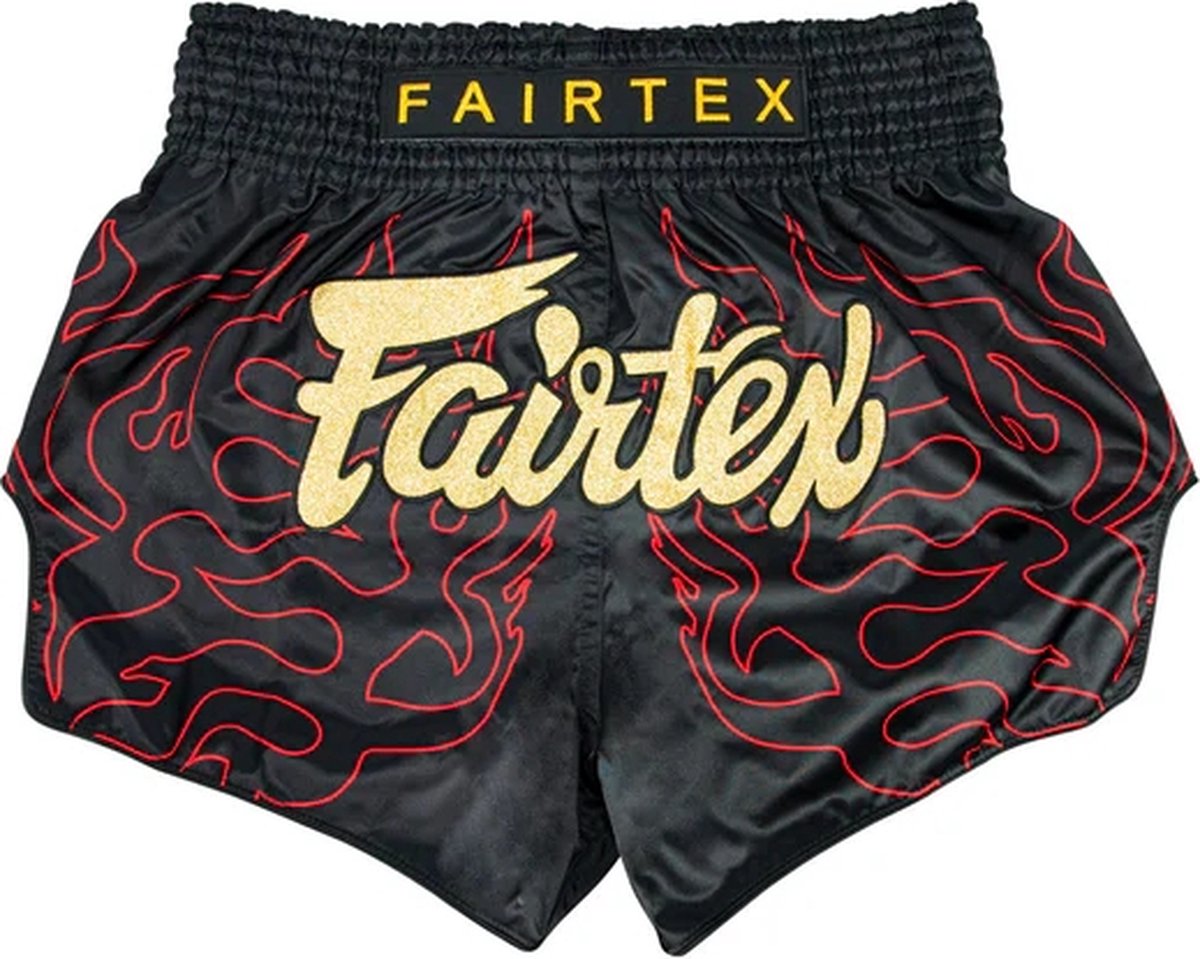 Fairtex BS1920 Lava Muay Thai Shorts Schwarz L
