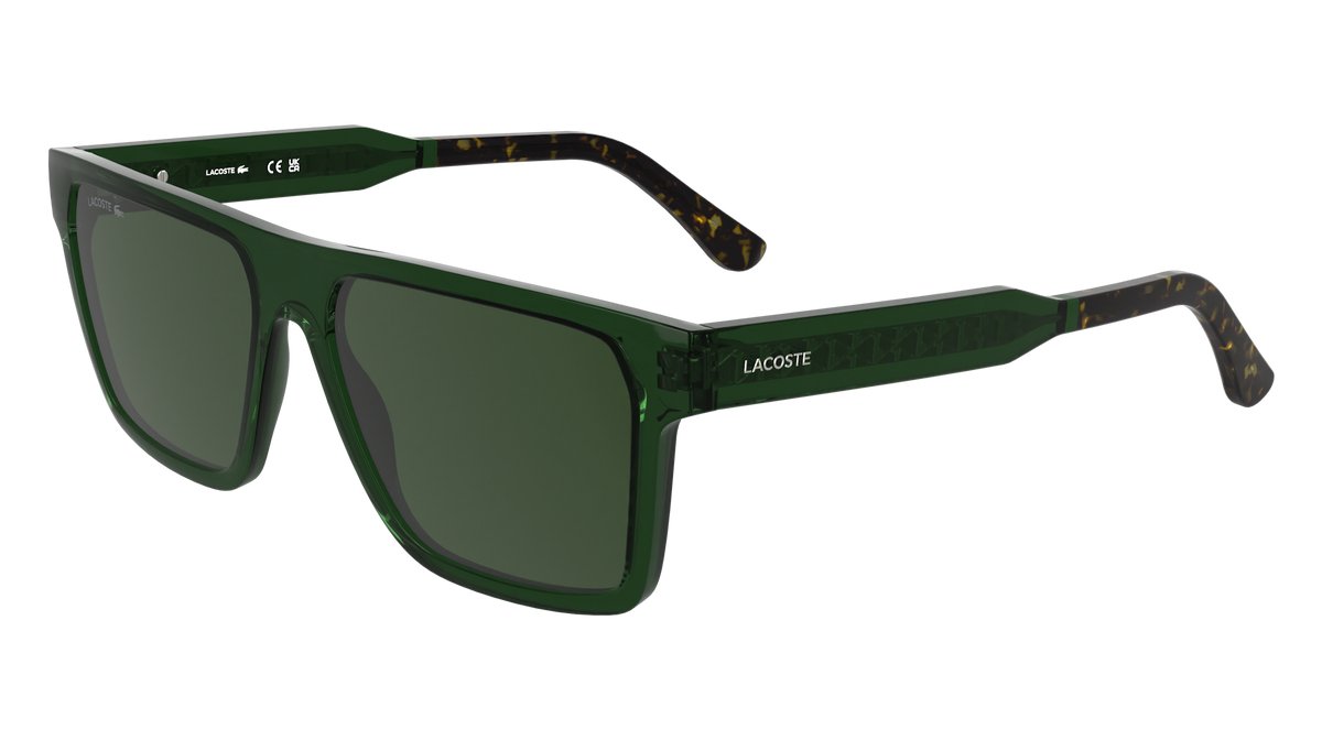 Lacoste L6059s N 301 meN Sonnenbrille Transparent Green/56-16-150 black
