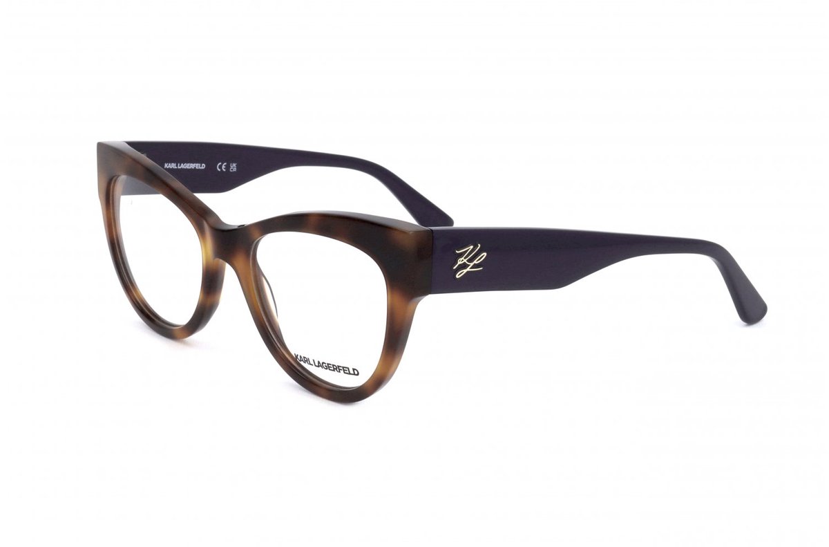 Karl Lagerfeld Unisex Kl6065 215 Brille Tortoise/53-18-140 black