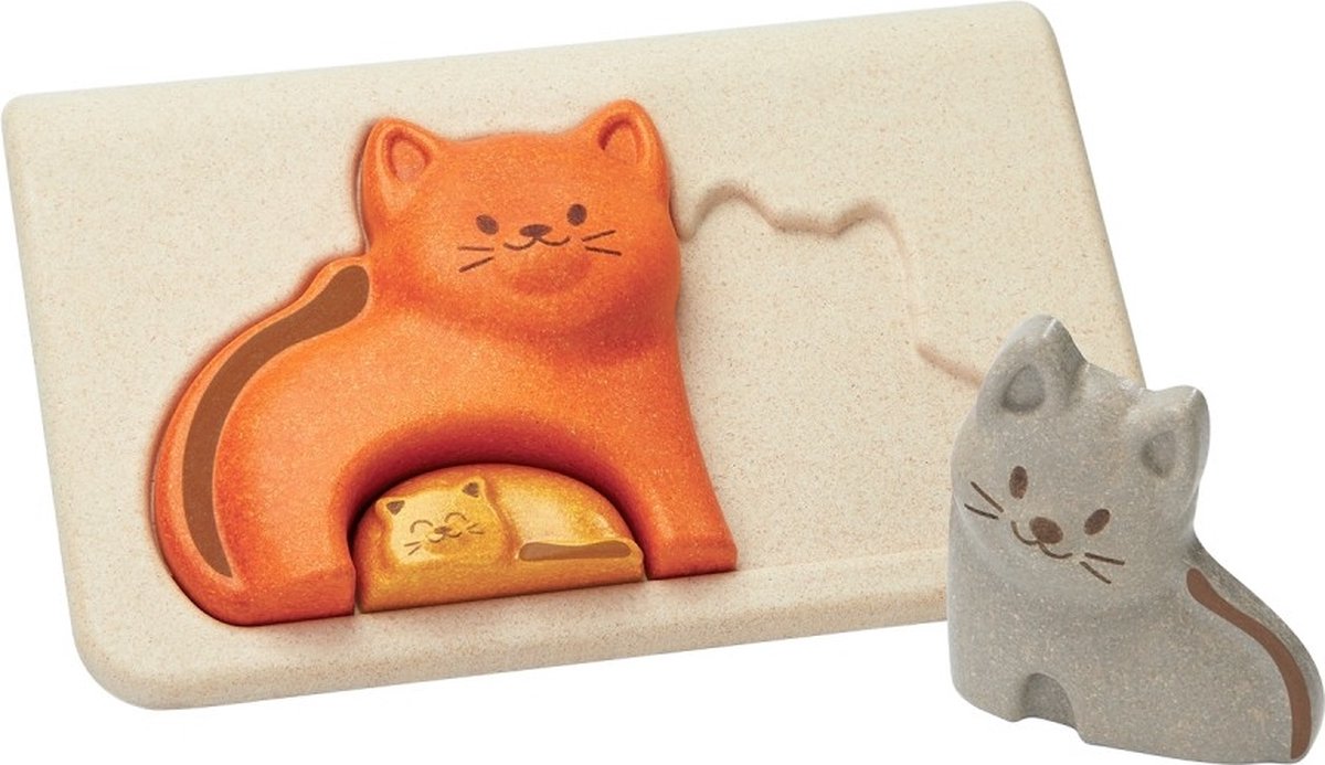 PLANTOYS Katze Puzzle 4637 beige