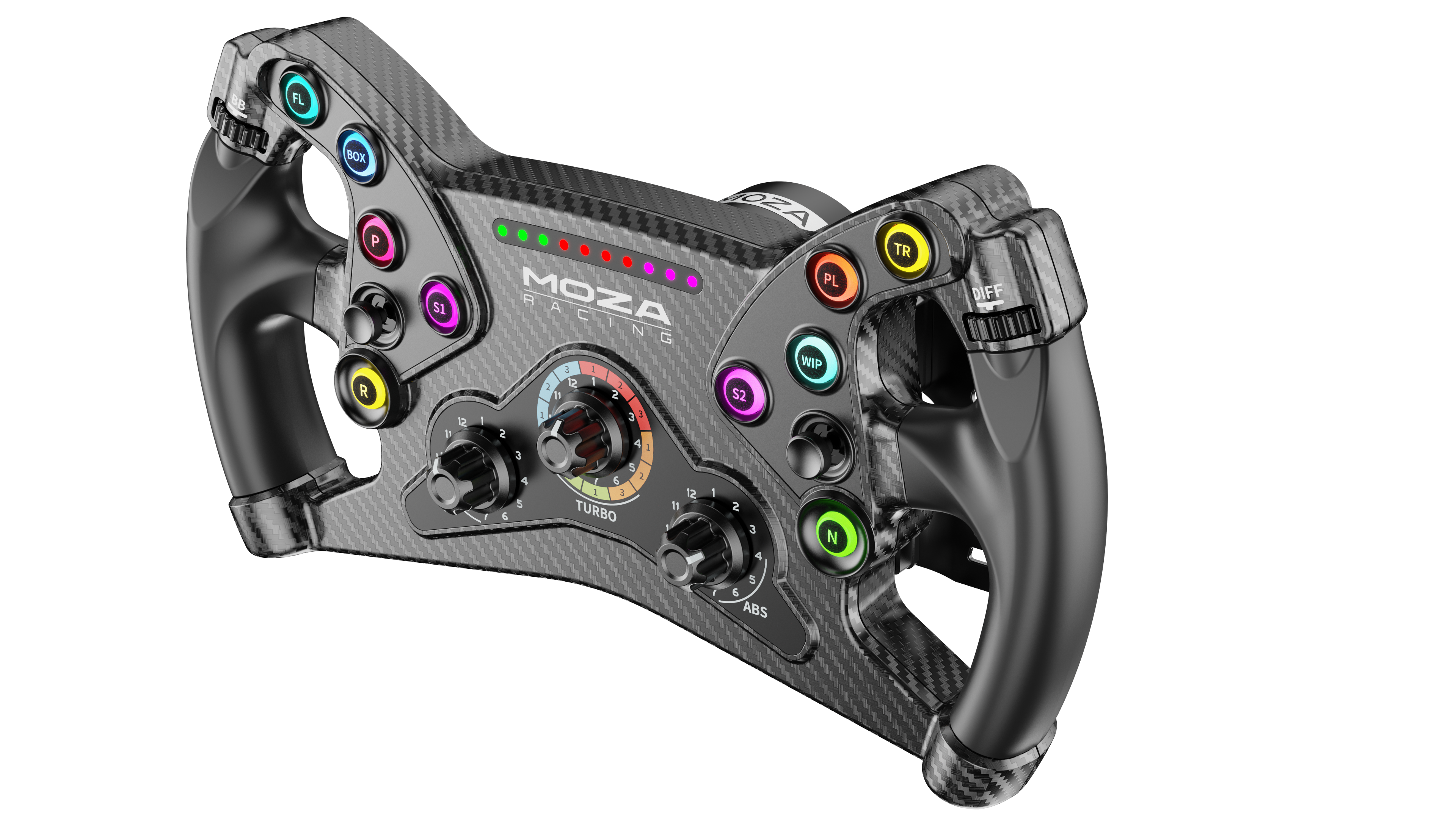 MOZA - KS Formula Steering Wheel - Black - 300 mm