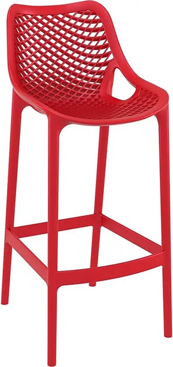 Siesta Air 75 Barhocker aus Kunststoff - rot