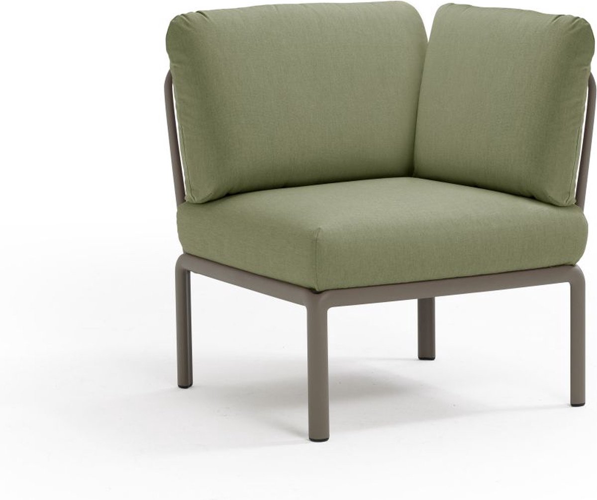Nardi Komodo Elemento Angolo - Garten Ecksessel - tortora/giungla Sunbrella