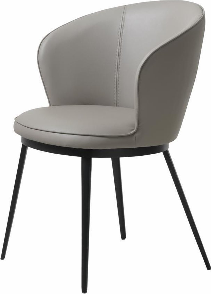 Esszimmerstuhl Santino - gepolstert - skandinavisches Design -taupe