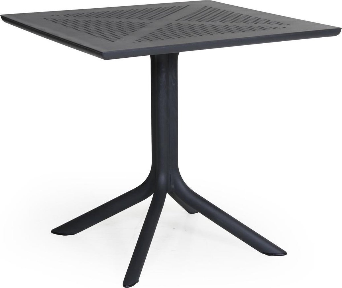 Nardi Clip 80 Gartentisch - 80x80 cm - antracite