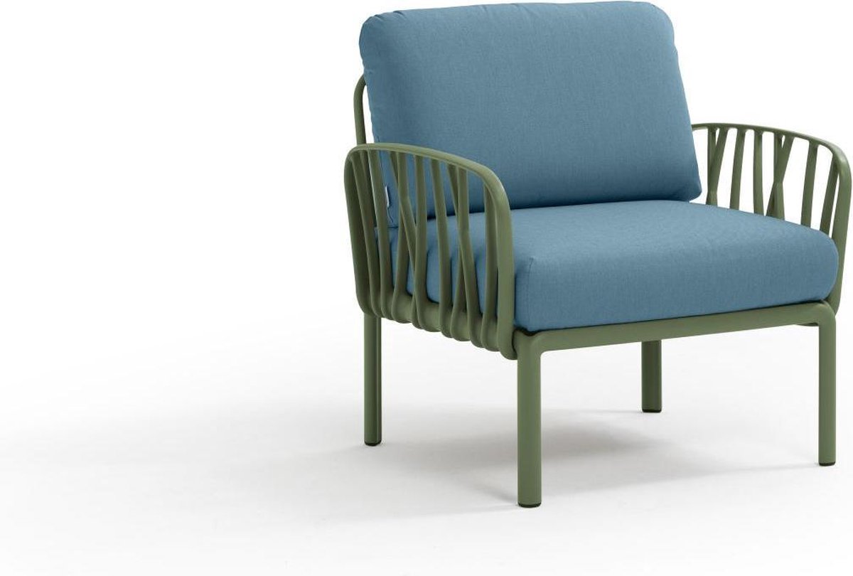 Nardi Komodo Poltrona - Garten Loungesessel - agave/adriatic Sunbrella