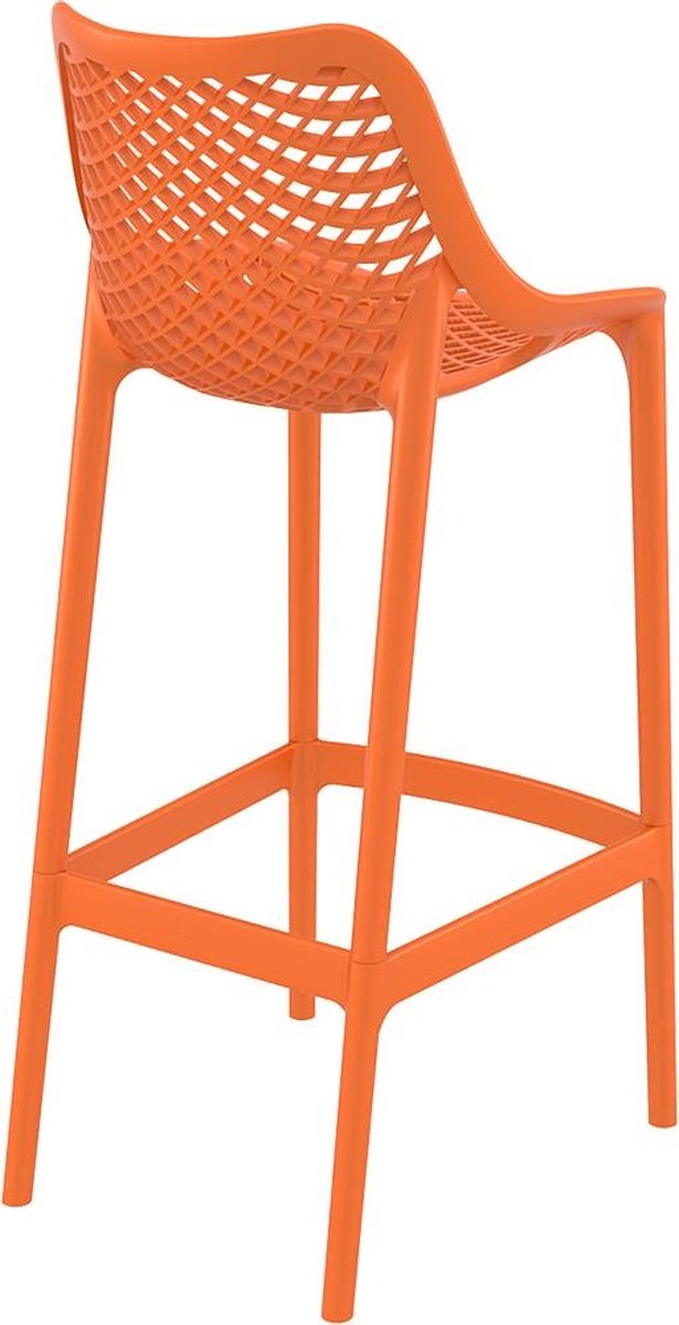 Siesta Air 75 Barhocker aus Kunststoff - orange
